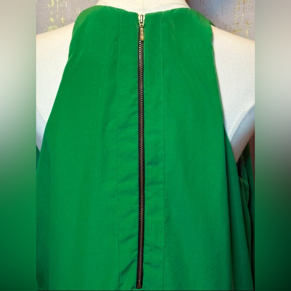 Zara Green Halter Neck Dress w/Pocket's - Picture 6 of 9